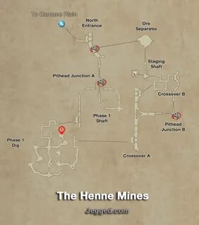 Henne Mines Treasure Map - Map Of Farmland Cave