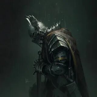 This knight artwork looks straight out of dark souls Fantasy