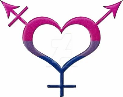 Bisexual Pride Gender Neutral Symbol by lovemystarfire on De