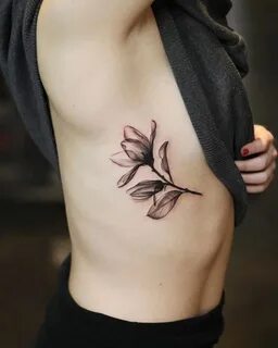 An x-ray magnolia by Joice Wang Tattoo styles, Foot tattoos,
