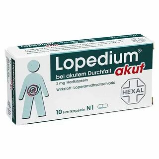 Lopedium akut bei akutem Durchfall 10 stk → Online-Apotheke 