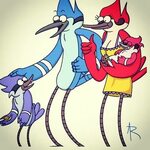 Toons...they grow up so fast.... Regular show, Disney charac