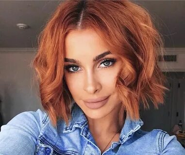 Copper bob Kurze rote haare, Kupferne haarfarbe, Roter haare