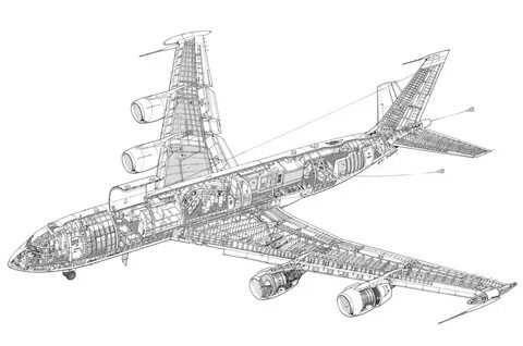 Boeing Cutaway Drawings in High quality