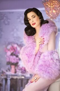 Dita Von Teese "Fleurteese" 2013-'14 Fragrance Campaign on B