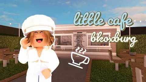 Cute bloxburg little cafe! Bloxburg speed build (31k) - YouT