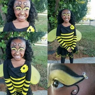 Bumble bee makeup #DHBEAUTY #Psalms50n2 www.instagram.com/dh