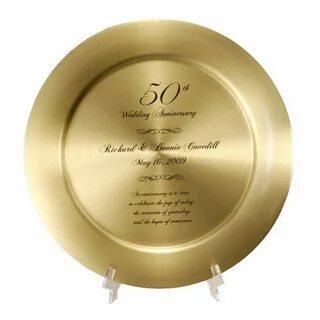 50th Unique Personalised Present Golden Wedding Anniversary 