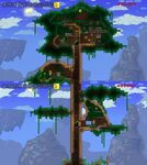 Terraria Treehouse 35 Images - Treehouse With 3 Living Trees