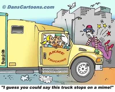 Trucker Trucking Cartoon 60