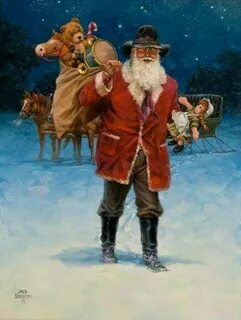 Épinglé par Sue Resch sur Christmas cowboy Papa noel, Pere n