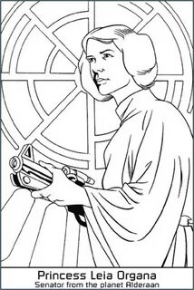 Star Wars Coloring Pages Princess Leia - Coloring Ideas