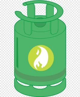Green Gas cylinder, green gas tank, happy Birthday Vector Im