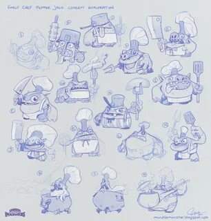 Jeff Murchie - Early Chef Pepper Jack Concept Sketches