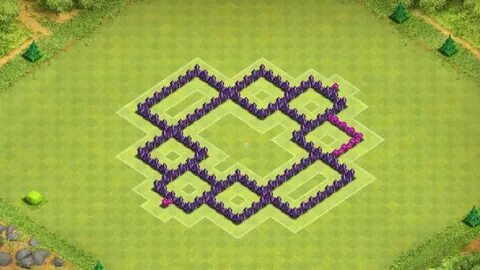 Clash of Clans - Epic Town Hall 6 Trophy Base - YouTube