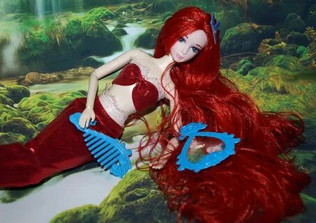 Кукла-русалка Mermaid в красном наряде, 33 см купить за 471 