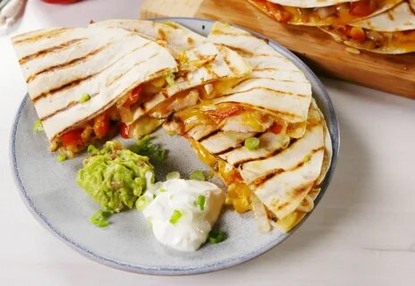 We Can't Stop Making These Grilled Chicken Quesadillas Recip