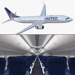 United Boeing 737 900 Interior