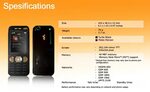 Sony Ericsson W890i Specification Sheet Revealed