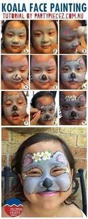 A Koala face painting tutorial in time for Australia Day 201