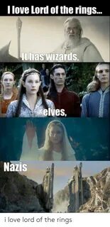 Ilove Lord of the Ring Ithas Wizards Elves Nazis I Love Lord