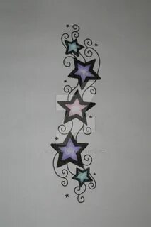 Tall Star Tattoo Star tattoo designs, Lower back tattoos, St