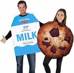 Amazon.com: Tigerdoe Cookie and Milk Costume - Couple Costum
