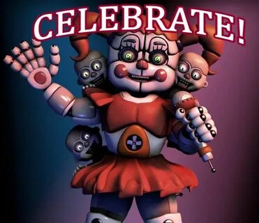 Sfm fnaf sl) Circus baby Celebrate poster v1 by xXMrTrapXx o