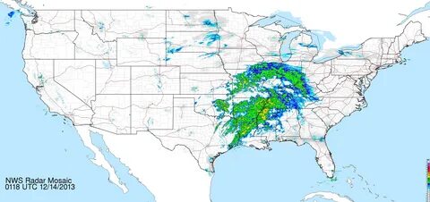 National Mosaic Radar Image: Full Resolution Loop Radar, Ima