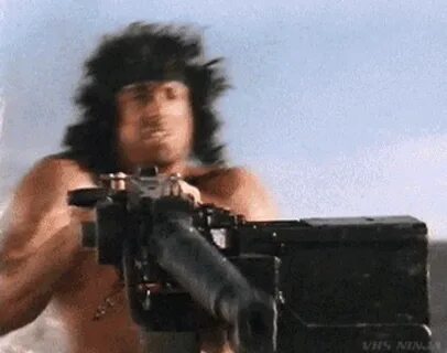 Rambo Shoot GIF - Rambo Shoot Take That - Discover & Share G