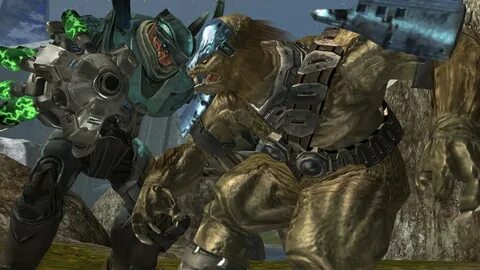 Halo 2 Brutes VS. Halo Reach Hunters - YouTube
