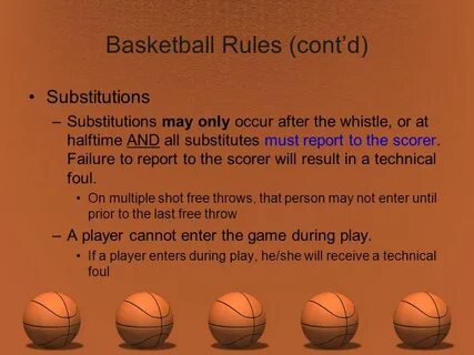 Basketball Rules Session - ppt download