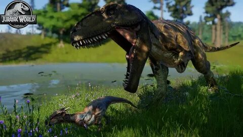 Indoraptor & Ceratosaurus, Giganotosaurus Hunting in Forest 