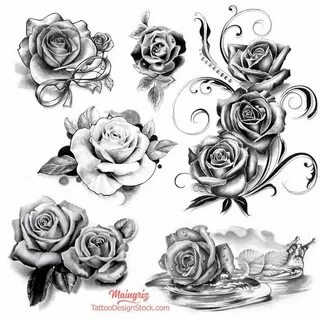 Large stock of digital download Tattoo Design available onli