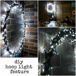 DIY Tuesday - Hoop Light - Tasha Chawner Hoop light, Diy cha