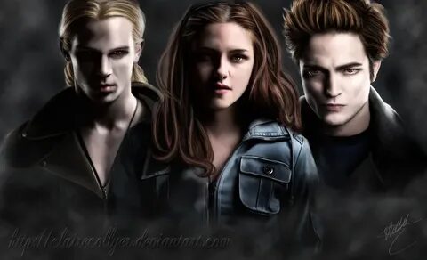 James, Edward and Bella Fan Art - The Twilight Saga - Claire