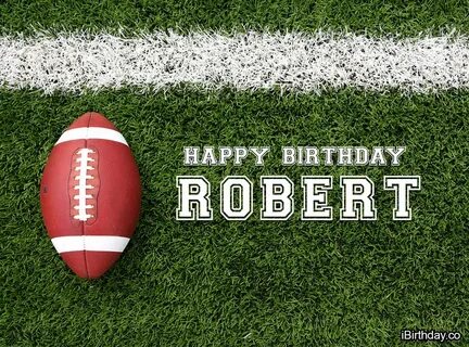 Happy Birthday Robert - American football Rugby - Happy Birt