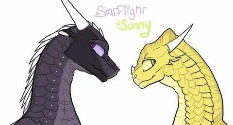 Sunny & Starflight = OTP Wings of fire dragons, Wings of fir