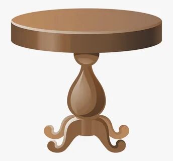 Transparent Clear The Table Clipart - Realistic Table Drawin