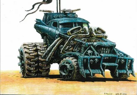 Just A Car Guy: The concept art for Mad max Fury Road was by
