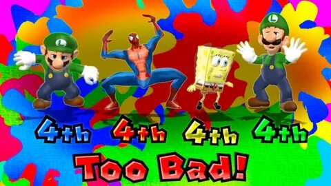 Mario Party 9 MiniGames - Luigi Vs Mario Vs Spider Man Vs Sp