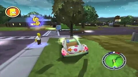 PC The Simpsons Hit And Run Level 4 Purchasable Cars And Clo