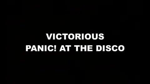 PANIC! AT THE DISCO - Victorious - LYRICS - YouTube