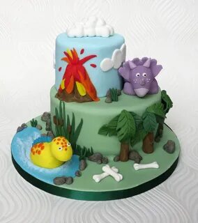 Dinosaur Birthday Cake - Children's Birthday Cakes Dinosaur 