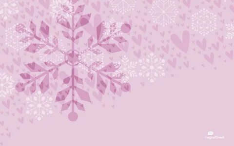 Pink Snowflake Wallpaper posted by Ryan Johnson