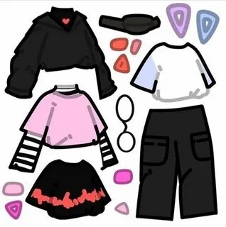 Pin on gacha clothes