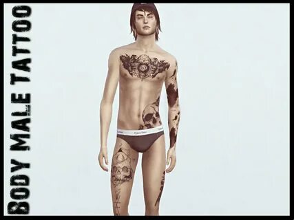 The Sims Resource - Male Tattoos