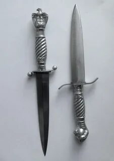 Two korium daggers made in solingen germany Daggers, Leather