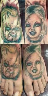 Bride Tiffany Chucky Tattoo