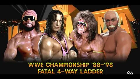 WWE 2K16 : Hulk Hogan VS. Bret Hart VS. Randy Savage VS. The